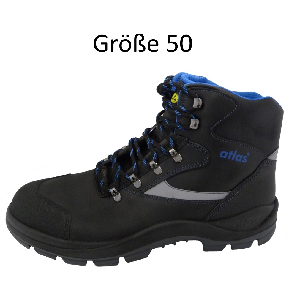 Atlas Sicherheitsschuhe Anatomic Bau 500 S3 Stiefel Gr. 36-50 W. 10-12 Auswahl - Picture 15 of 15