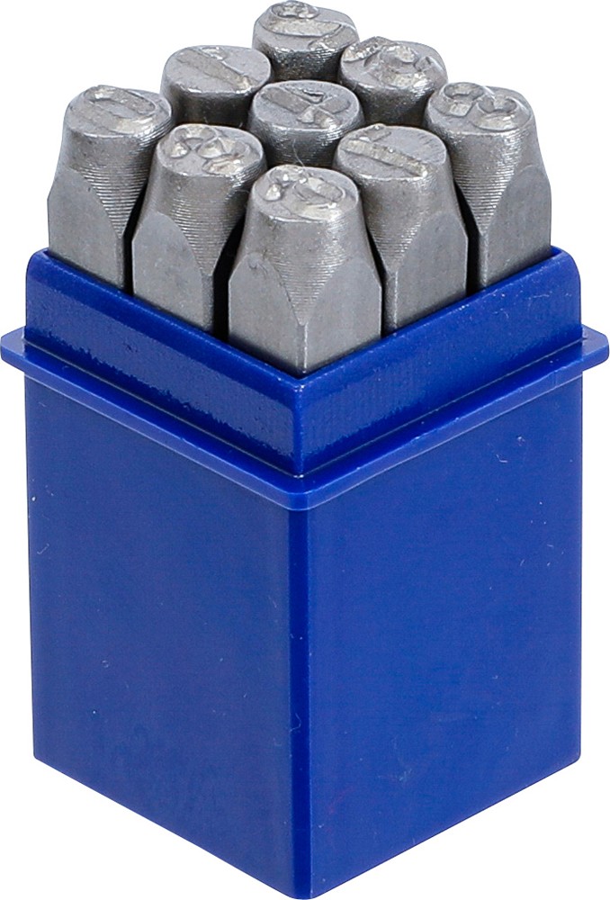 BGS Schlagzahlen Schlagbuchstaben Prägestempel Punziereisen Stempel 2-12mm Stern - Bild 8 von 10