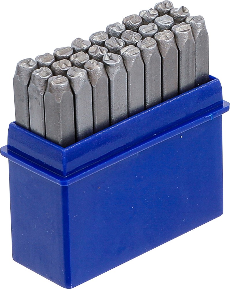 BGS Schlagzahlen Schlagbuchstaben Prägestempel Punziereisen Stempel 2-12mm Stern - Bild 9 von 10