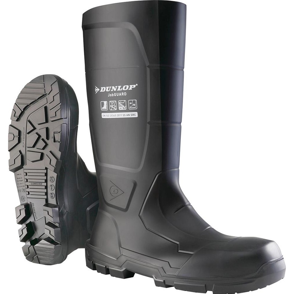 Bau-Sicherheitsstiefel JobGUARD Full Safety S5 schwarz Gummistiefel (Actifort)