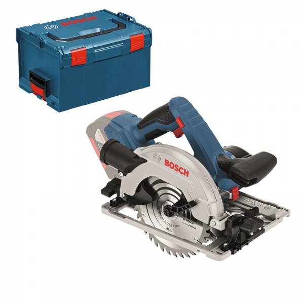 Bosch Akku-Kreissäge GKS 18 V-57 G Solo Version mit L-BOXX 06016A2101 ClickGo