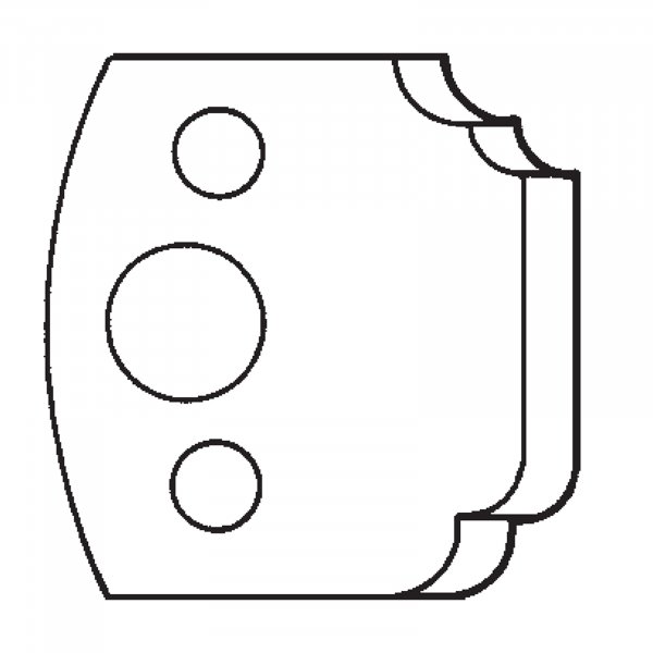 scheppach Abweiser Paar 63207464 ID.-NR. 100 129 164 wie Leitz 026409