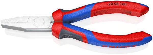 KNIPEX 20 05 160 Flachzange 160 mm verchromt