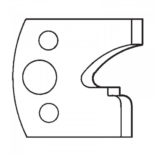 scheppach Profilmesser Paar 63207420 ID.-NR. 100 129 070wie Leitz 026258