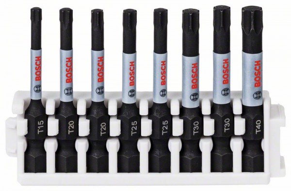 BOSCH SCHRAUBERBIT-SET IMPACT CONTROL, 8-TEILIG, T15-T40, 50 MM 2608522329