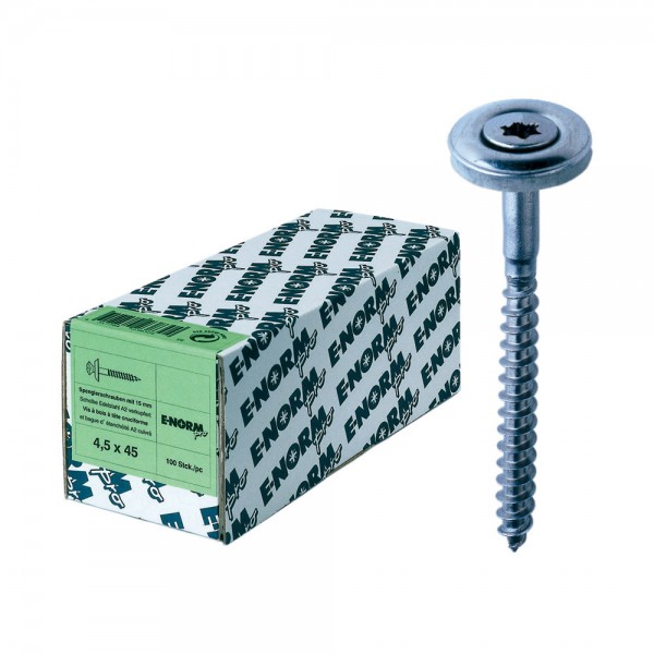 Spenglerschraube PZD 2 4,5x 25 A2 15 E-NORMpro VPE 100