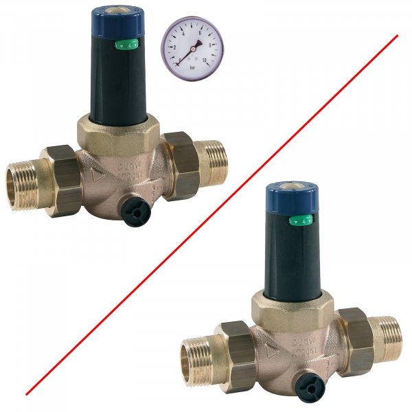 SYR Druckminderer 315 Trinkwasser 1/2"-2" mit/ohne Manometer Druckregler