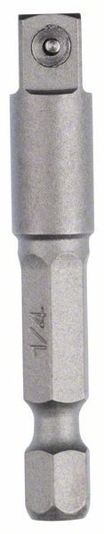 BOSCH ADAPTER ZU STECKSCHLÜSSELEINSÄTZE, 1/4", 50 MM, AUßENVIERKANT