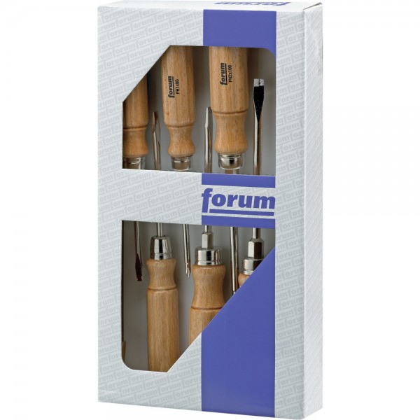 Schraubendreher-Satz 6-tlg. Holzheft PH FORUM