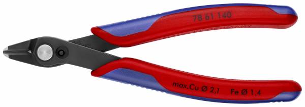 KNIPEX 78 61 140 Electronic Super Knips® XL 140 mm brüniert mit Mehrkomponenten-Hüllen brüniert