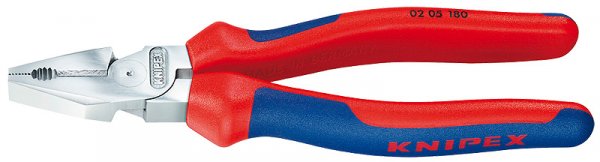 KNIPEX 02 05 200 Kraft-Kombizange verchromtten-Hüllen