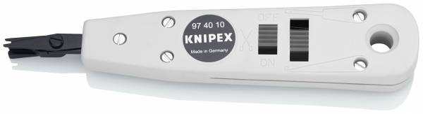KNIPEX 97 40 10 Anlegewerkzeug für LSA-Plus und baugleich 175 mm brüniert