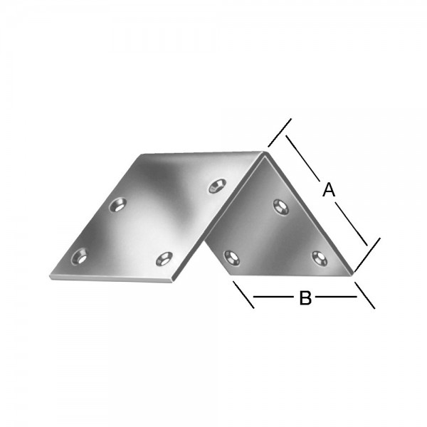 Breitwinkel verzinkt 60x60mm NR. 177060Z