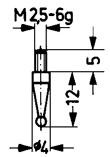 Messeinsatz Stahl Abb.18/ 2,0mm Käfer