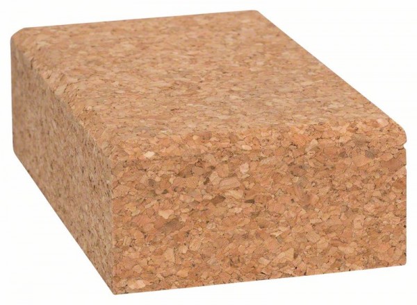 BOSCH SCHLEIFKLOTZ, LÄNGE X BREITE: 80 X 120 MM, HANDSCHLEIFKLOTZ AUS KORK, KLEIN