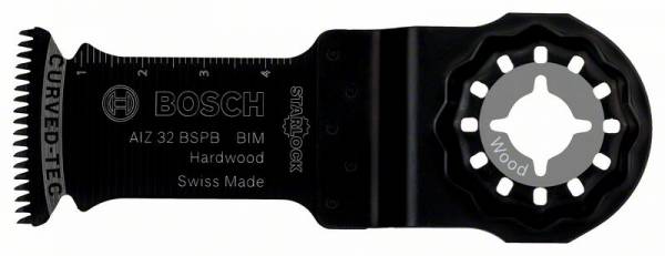 BOSCH TAUCHSÄGEBLATT BIM AIZ 32 BB, HARD WOOD, 40 X 32 MM, 5ER-PACK