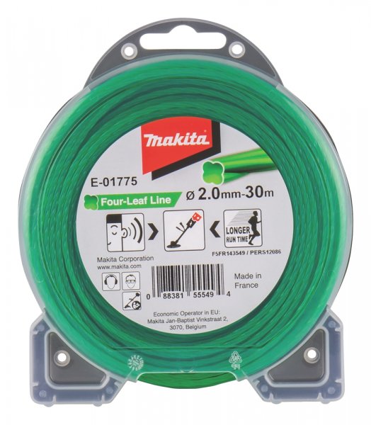 Makita Mähfaden Four Leaf 2,0mmx30m E-01775
