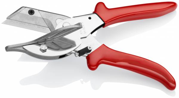 KNIPEX 94 35 215 EAN Gehrungsschere für Kunststoff- und Gummiprofile 215 mm verchromt mit Kunststoff
