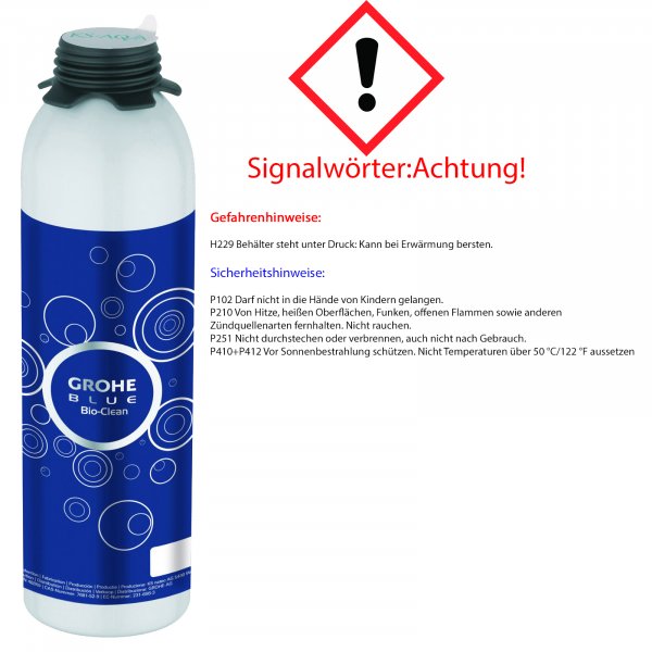 GROHE Blue Reinigungskartusche neu 40434 zur Reinigung des GROHE Blue Kühlers