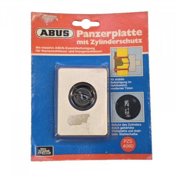 ABUS Panzerplatte mit Zylinderschutz PZS 4060 N für Serie 4000 und 9000