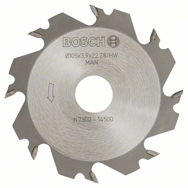 BOSCH SCHEIBENFRÄSER, 8, 22 MM, 4 MM