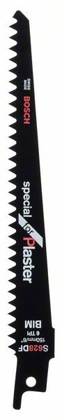 BOSCH SÄBELSÄGEBLATT S 628 DF, SPECIAL FOR PLASTER, 5ER-PACK