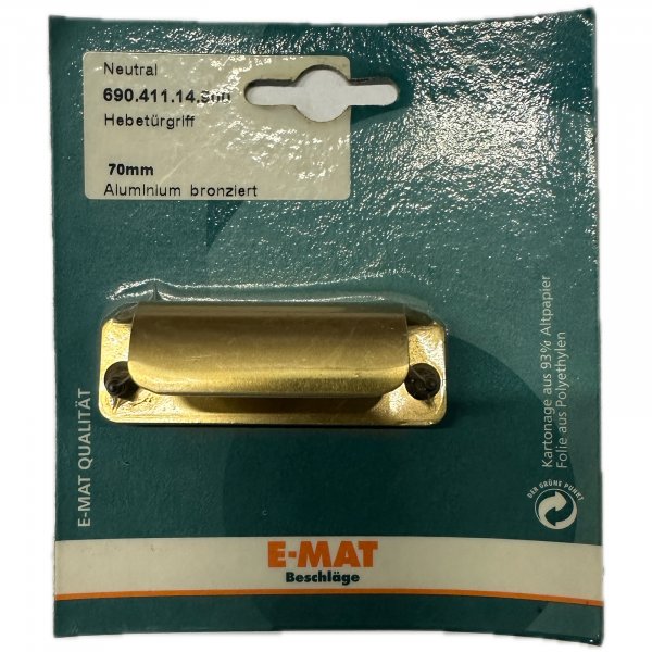 HP Plus Hebetürknopf Alu bronze