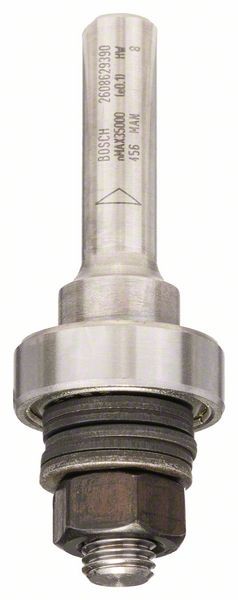 BOSCH SCHAFT FÜR SCHEIBENNUTFRÄSER MIT ANLAUFKUGELLAGER, 8 MM, D 22 MM, G 60,3 MM