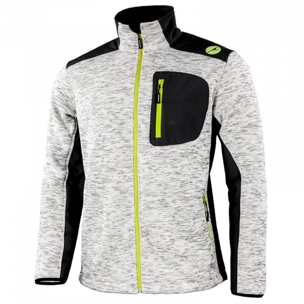 ISM Strick-/Softshelljacke hellgrau STIRLING Gr.L 264590-L