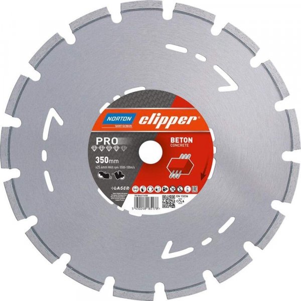 Norton Clipper Diamant-Trennscheibe SUPER BETON 350X25,4mm70184611458