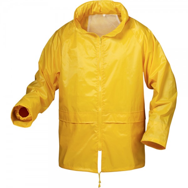 Regenjacke Nylon/Vinyl, gelb
