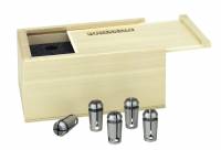 PROXXON Spannzangensatz für PF/FF 230, 5-tlg. (2,4 bis 5 mm) 24144 PROXXON Spannzangensatz für PF/FF 230, 5-tlg. (2,4 bis 5 mm) 24144