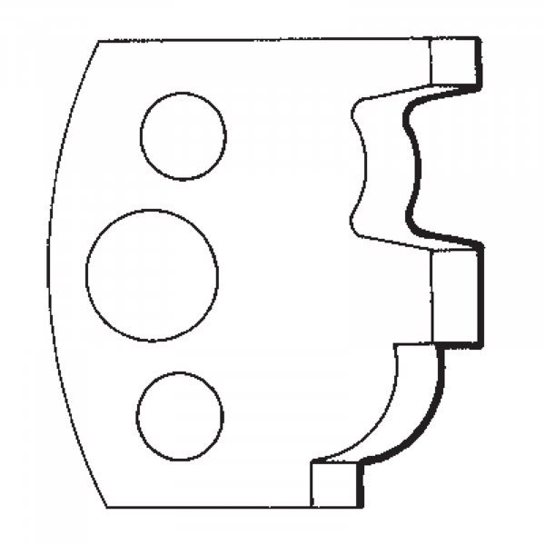 scheppach Abweiser Paar 63207776 ID.-NR. 100 129 126 wie Leitz 026326