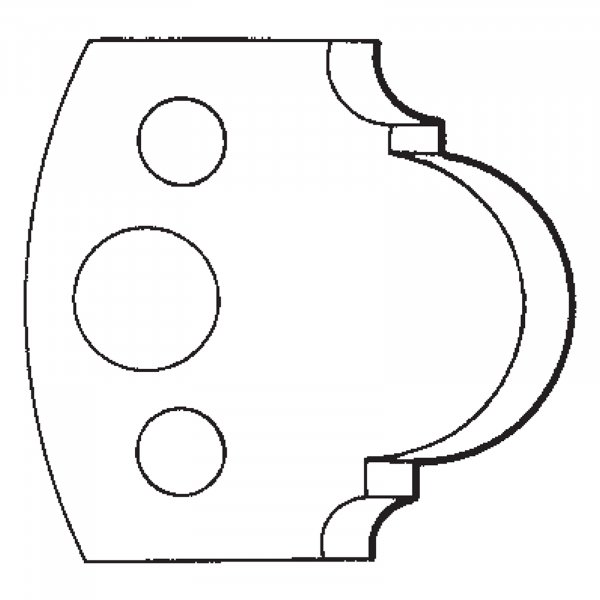 scheppach Abweiser Paar 63207768 ID.-NR. 100 129 118 wie Leitz 026318