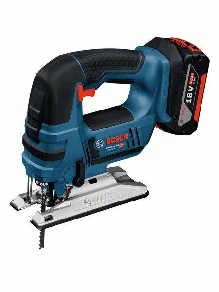 Bosch Akku-Stichsäge GST 18 V-LI B, mit 2 x 4.0 Ah Li-Ion Akku, L-BOXX 06015A6106