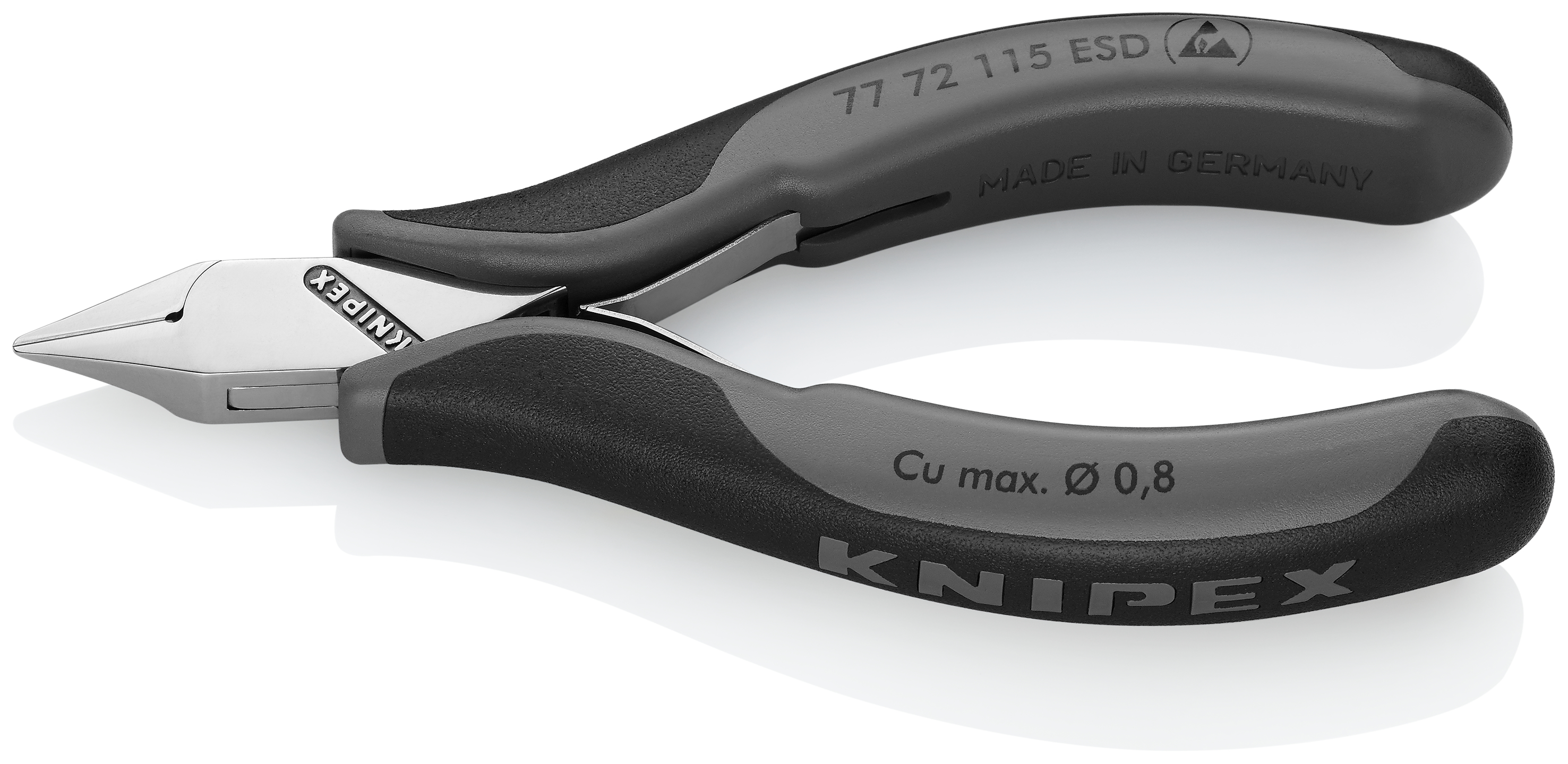KNIPEX 77 72 115 ESD ElektronikSeitenschneider ESD 115 mm mit