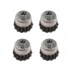 4 Topfb&uuml;rste &Oslash; 65 mm M14 gezopft Drahtb&uuml;rste Zopfb&uuml;rste Winkelschleifer B&uuml;rste MPN: 262496_4