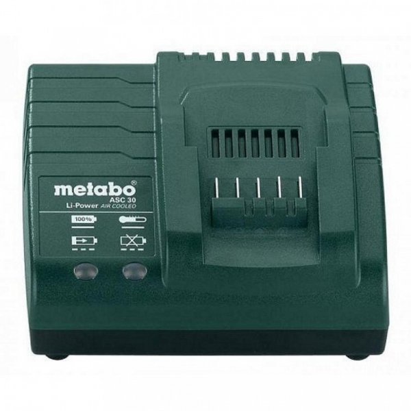 Metabo Universal-Schnellladegerät ASC 30, 14,4-18 V 627056000 air cooled