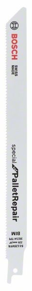 BOSCH SÄBELSÄGEBLATT S 1125 VFR, SPECIAL FOR PALLET REPAIR, 5ER-PACK