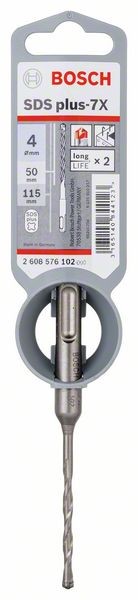 BOSCH HAMMERBOHRER SDS-PLUS-7X, 4 X 50 X 115 MM 2608576102