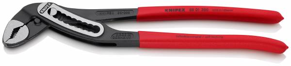 KNIPEX 88 01 300 SB Alligator® Wasserpumpenzange 300 mm schwarz atramentiert mit rutschhemmendem Ku