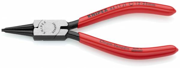 KNIPEX 44 11 J1 Sicherungsringzange für Innenringe in Bohrungen 140 mm schwarz atramentiert mit Kuns