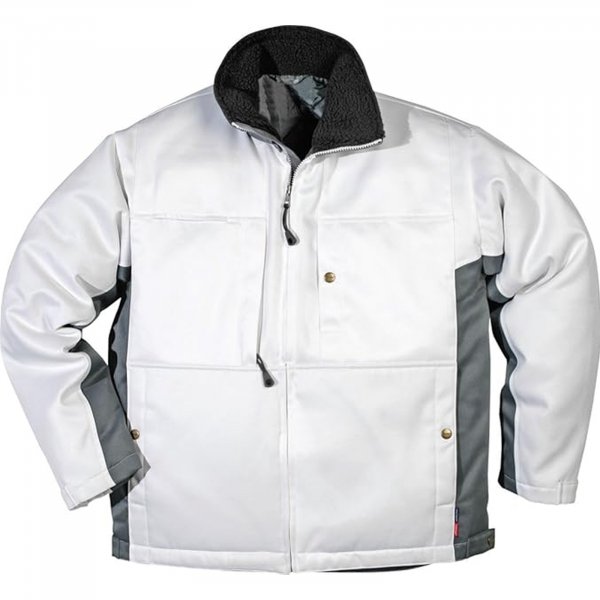 Fristads Kansas Pro Crafts Jacke mit Steppfutter L Weiß