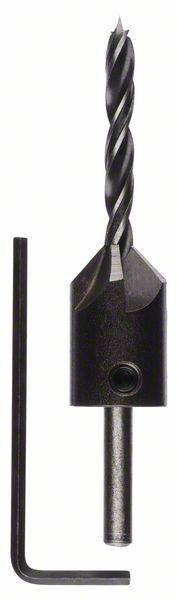 Bosch Holzspiralbohrer mit 90°-Senker, 5 mm
