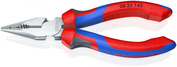 KNIPEX 08 25 145 Spitz-Kombizange 145 mm verchromt