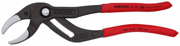 KNIPEX 81 01 250 SB Siphon- und Connectorenzange "SpeedGrip" für Siphons, Kunststoffrohre und Connec