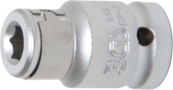 BGS Bit-Adapter mit Haltekugel Innenvierkant 12,5 mm