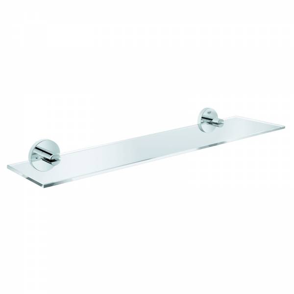 GROHE Ablage Essentials 40799 600mm Material Glas / Metall chrom