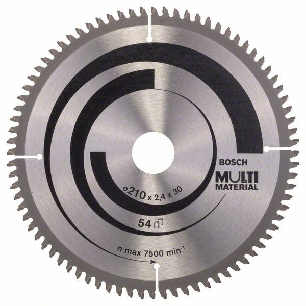 BOSCH KREISSÄGEBLATT MULTI MATERIAL, 210 X 30 X 2,5 MM, 80