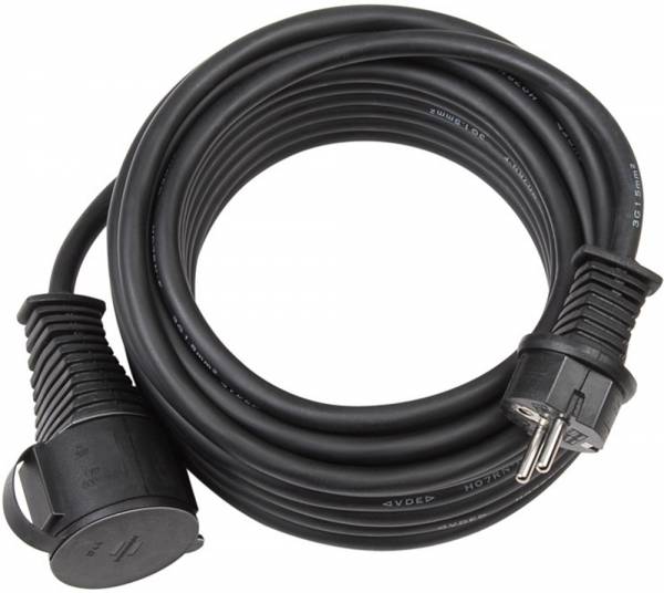 Baustellen-Verlängerungskabel (IP44) 25m schwarz H07RN-F 3G1,5 brennenstuhl